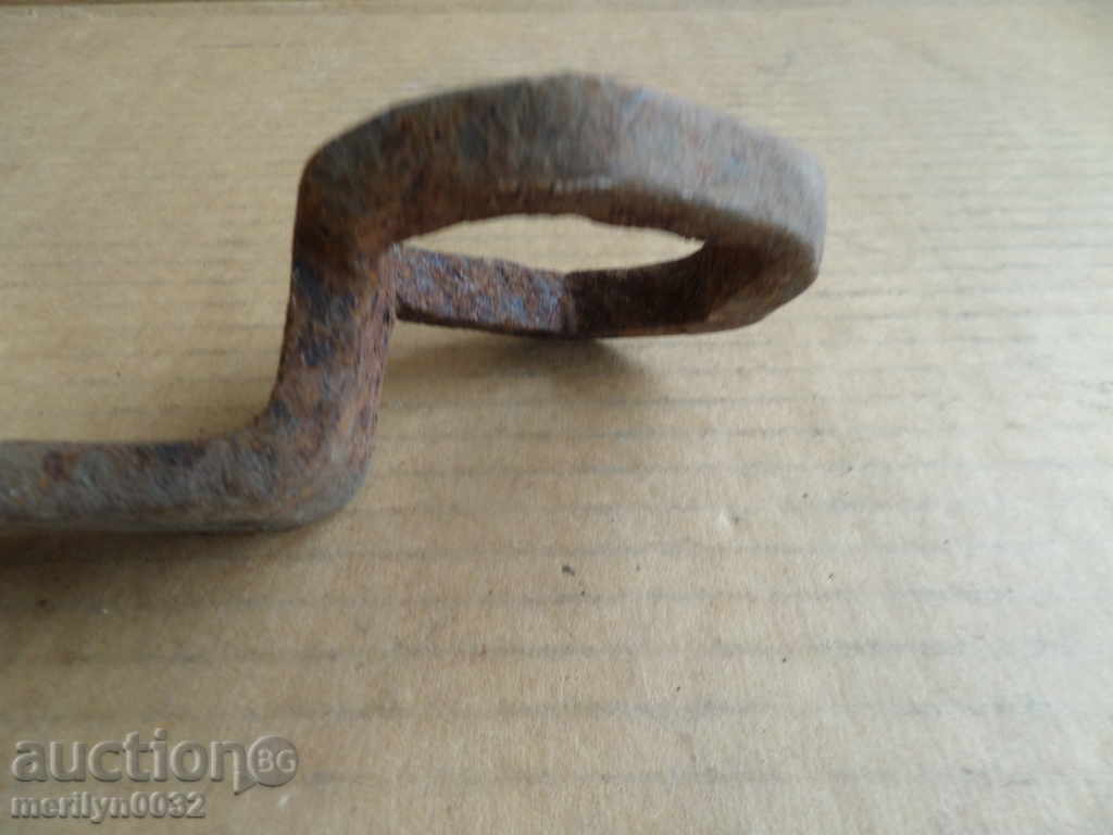 Delivery of An old forged key from a wagon-workshop wagon workshop