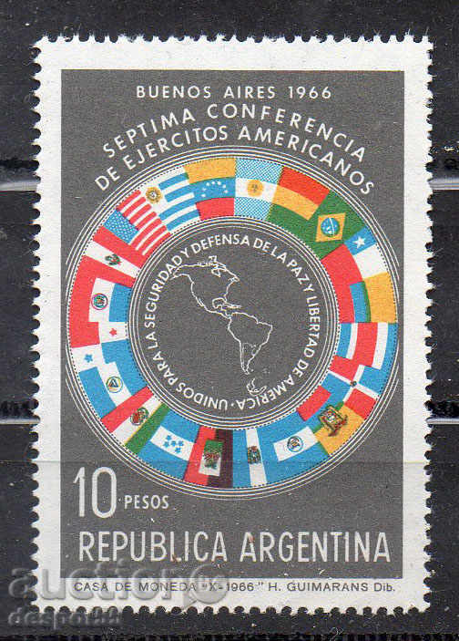 1966. Argentina. Conferința a VII-a oștirilor americane.
