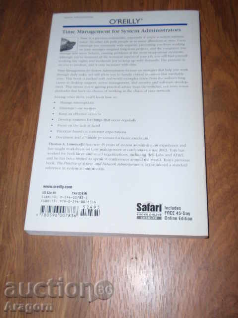 "Time management for system administrators" with price 24.50 BGN | € 12.53