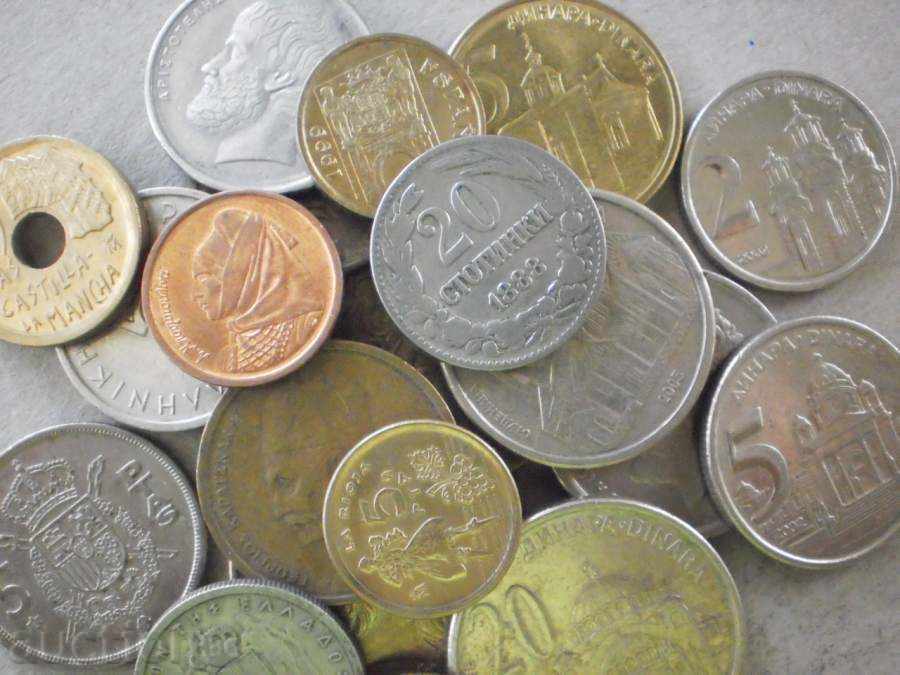 ИНТЕРЕСЕН Лот от 20 монети +5 бонус