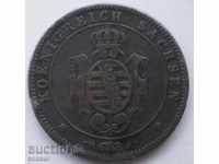 Germany - Saxony 5 Pfennig 1862 Rare Coin