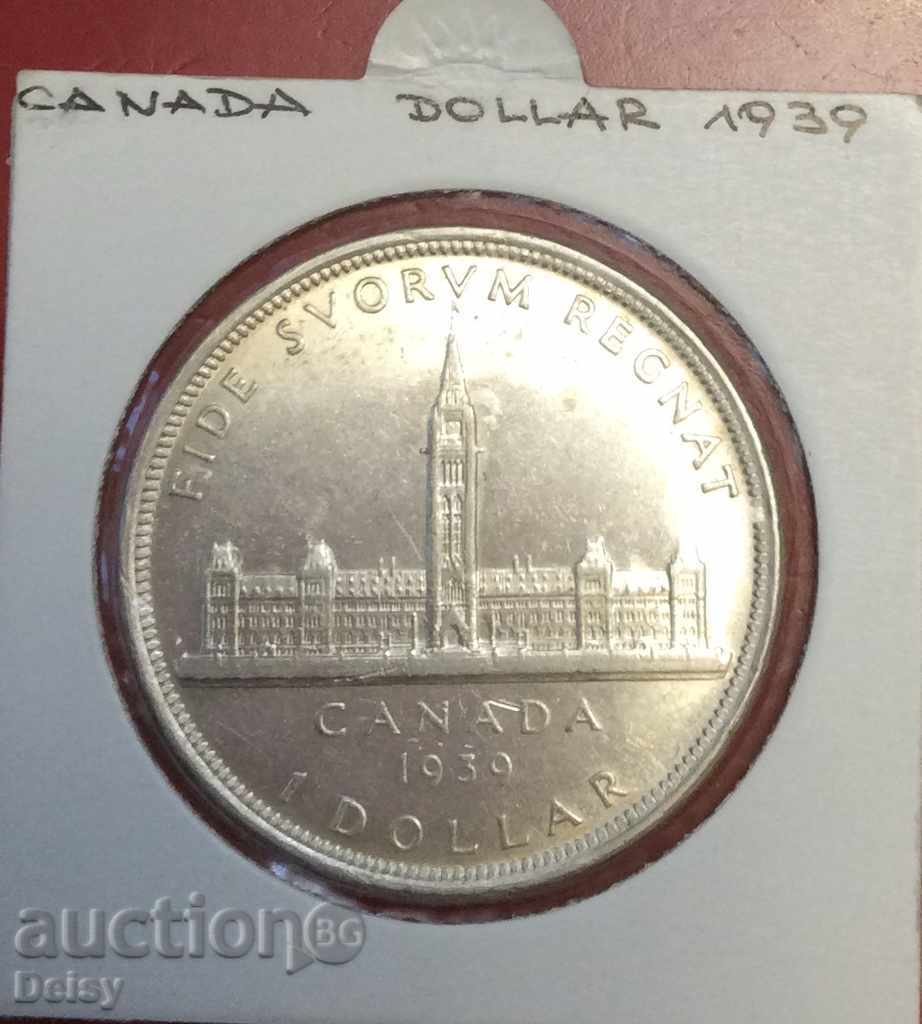 Канада 1 долар 1939г.