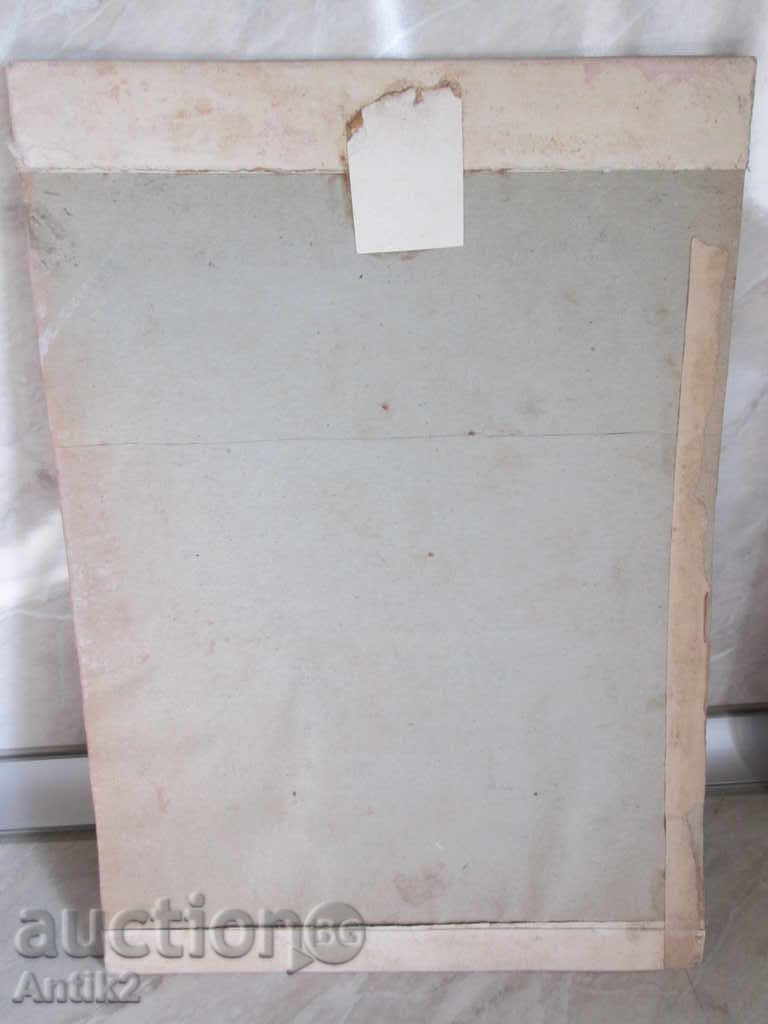 Old watercolor, signed, 25x35cm - 5 Old watercolor, signed, 25x35cm - 5