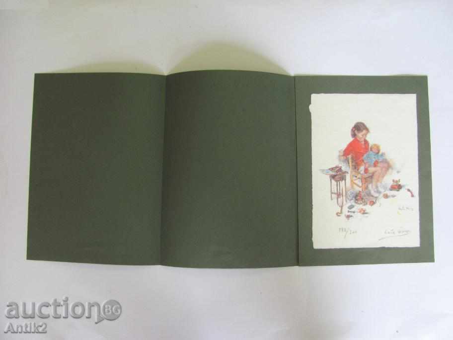 Painting - color lithograph, signed Vicente Alonso - 6 Painting - color lithograph, signed Vicente Alonso - 6