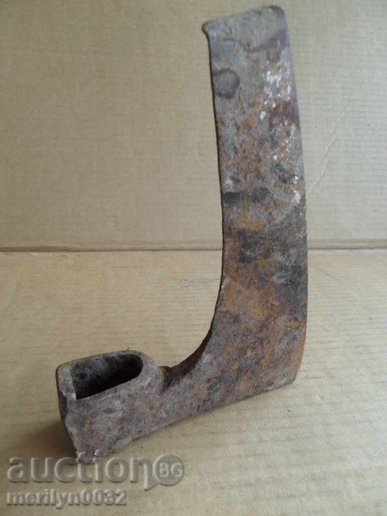 Old ax ax ax without a scraper wrought iron blade - 6 Old ax ax ax without a scraper wrought iron blade - 6