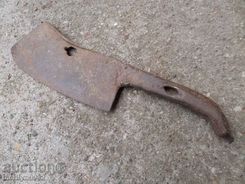 Old forged saber, ax, pole, knife, machete with price 39.00 BGN | € 19.94 Old forged saber, ax, pole, knife, machete with price 39.00 BGN | € 19.94