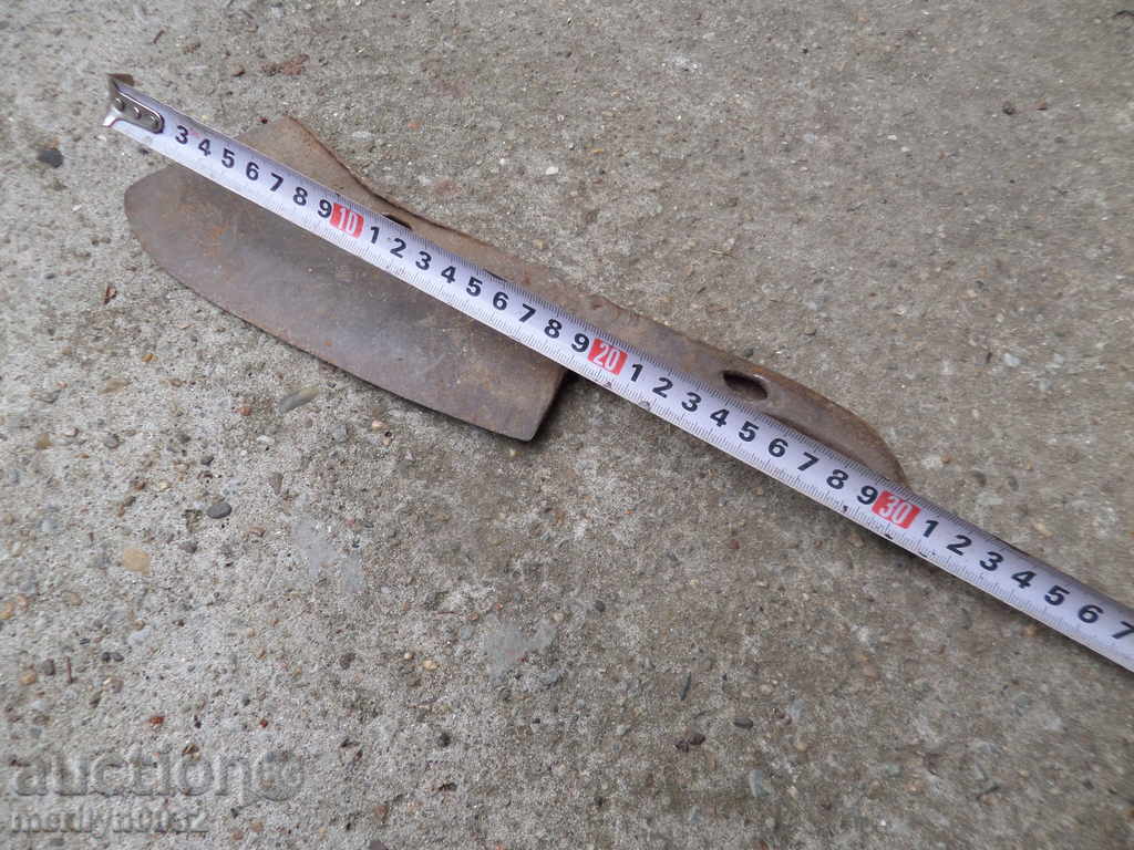 Old forged saber, ax, pole, knife, machete - 6 Old forged saber, ax, pole, knife, machete - 6