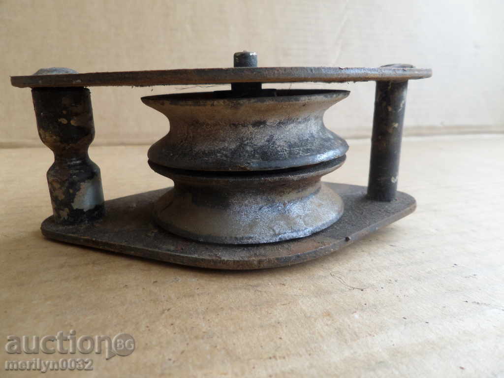 Old rolls 2 pieces of forged rolls polystyrene forged iron - 7