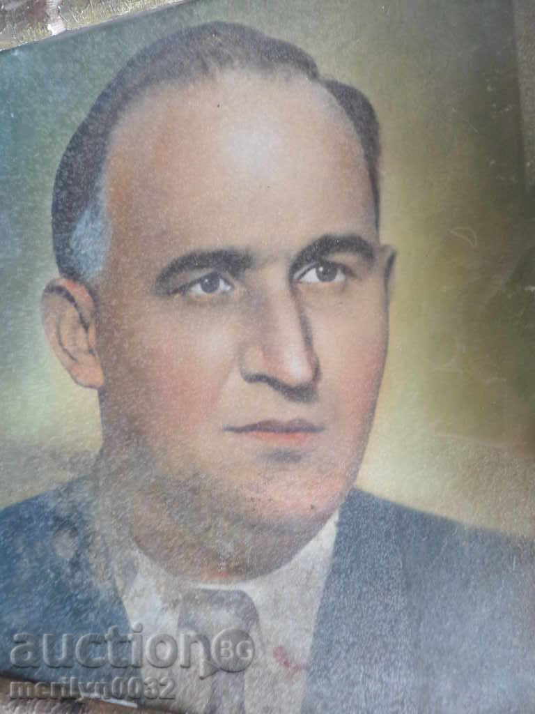 Portrait of Todor Zhivkov poster photo of the late 50's PRC with price 125.00 BGN | € 63.91
