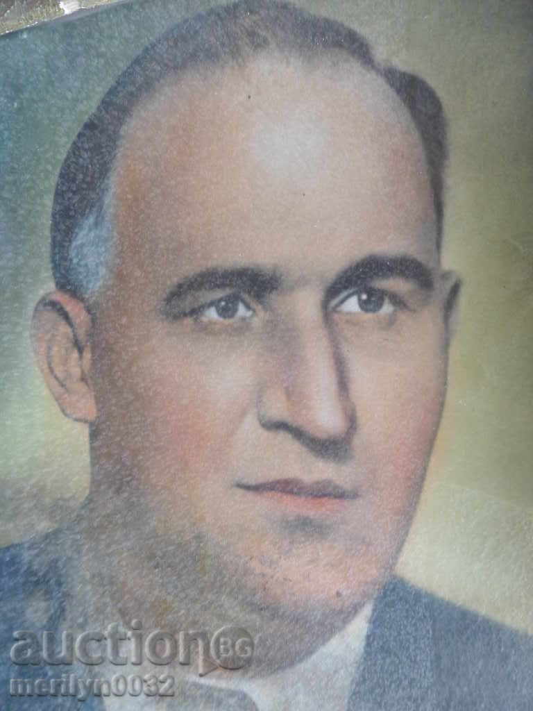 Portrait of Todor Zhivkov poster photo of the late 50's PRC - 7