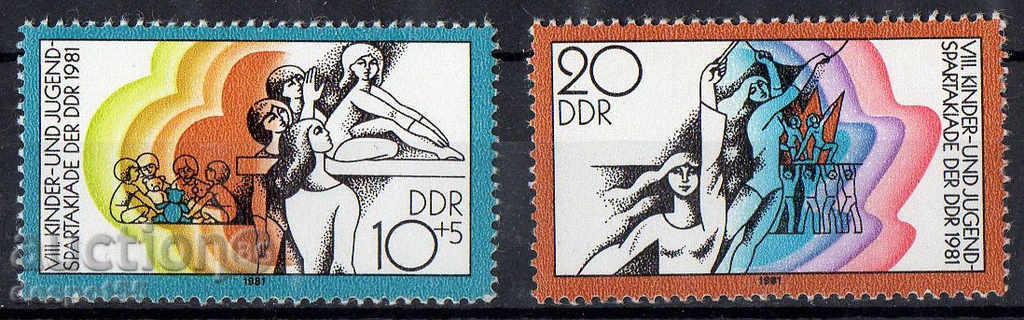 1981. GDR. Youth Spartakiada.