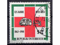 1988. Austria. 125 yr Red Cross.