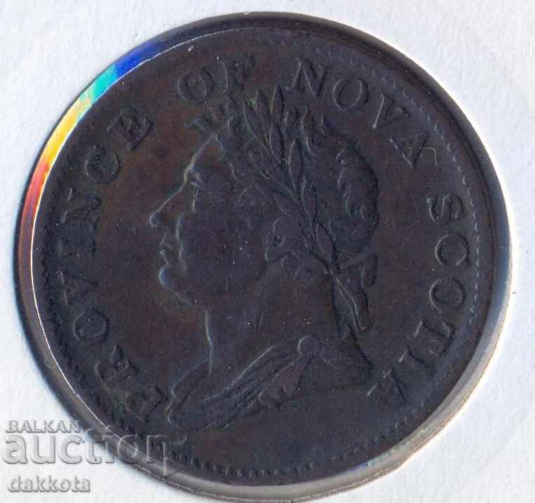 Licitație Canada Nova Scotia 1/2 penny 1832, de calitate Licitație Canada Nova Scotia 1/2 penny 1832, de calitate