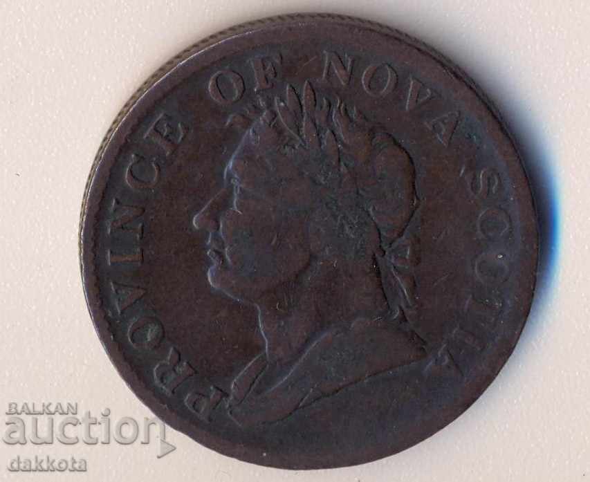 Canada Nova Scotia 1/2 penny 1832 year with price 22.50 BGN | € 11.50