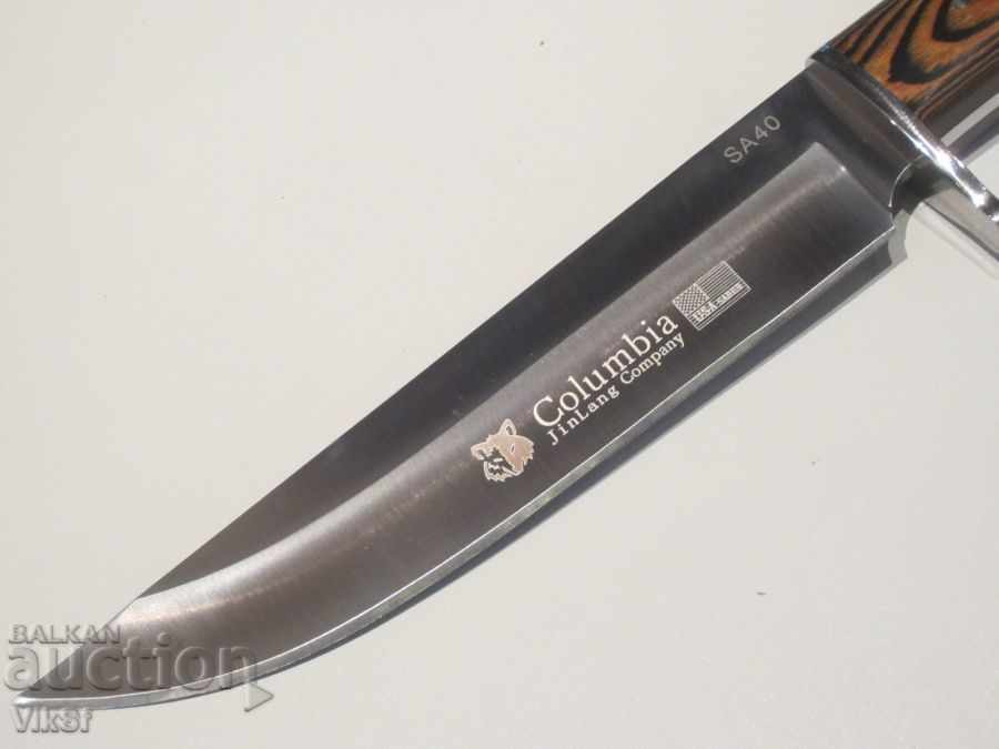 Hunting knife columbia sa 40 (188X302mm) with price 19.50 BGN | € 9.97 Hunting knife columbia sa 40 (188X302mm) with price 19.50 BGN | € 9.97