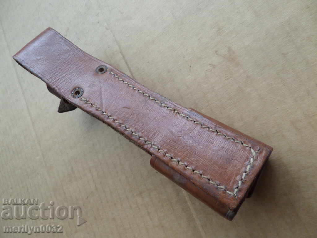 Leather blade for bayonet bayonet with price 43.00 BGN | € 21.99 Leather blade for bayonet bayonet with price 43.00 BGN | € 21.99