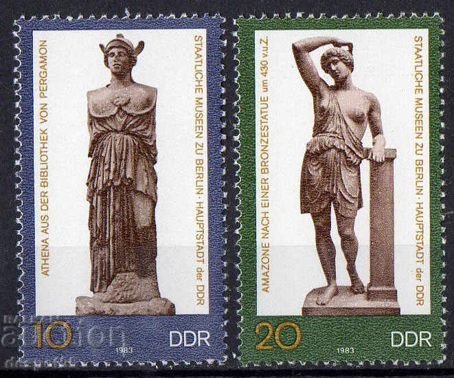 1983. GDR. Sculptures from the Berlin State Museum.