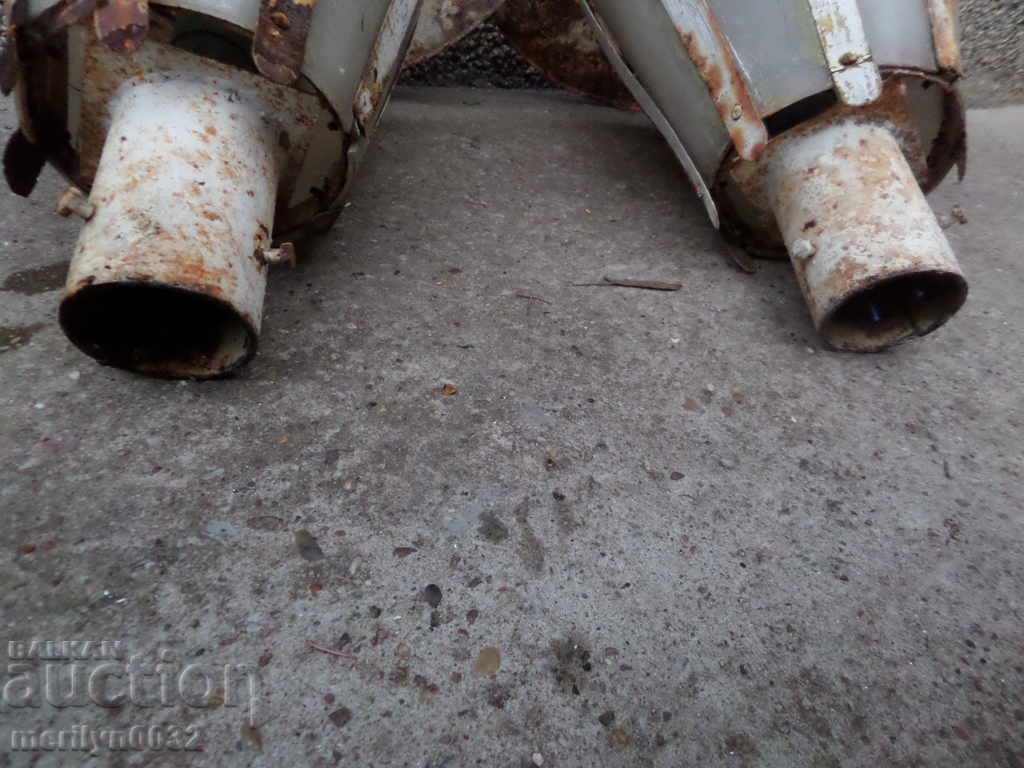 Street lamps in the 70's VINTAGE lamp flashlight park alley - 5