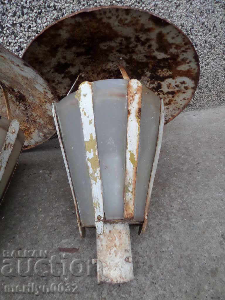 Street lamps in the 70's VINTAGE lamp flashlight park alley - 6