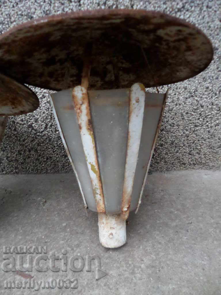 Street lamps in the 70's VINTAGE lamp flashlight park alley - 7