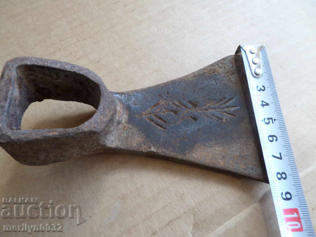 Σκαπάνη, αγροτικό εργαλείο, σφυρήλατο σίδερο, φτυάρι, γογγύλι - 5