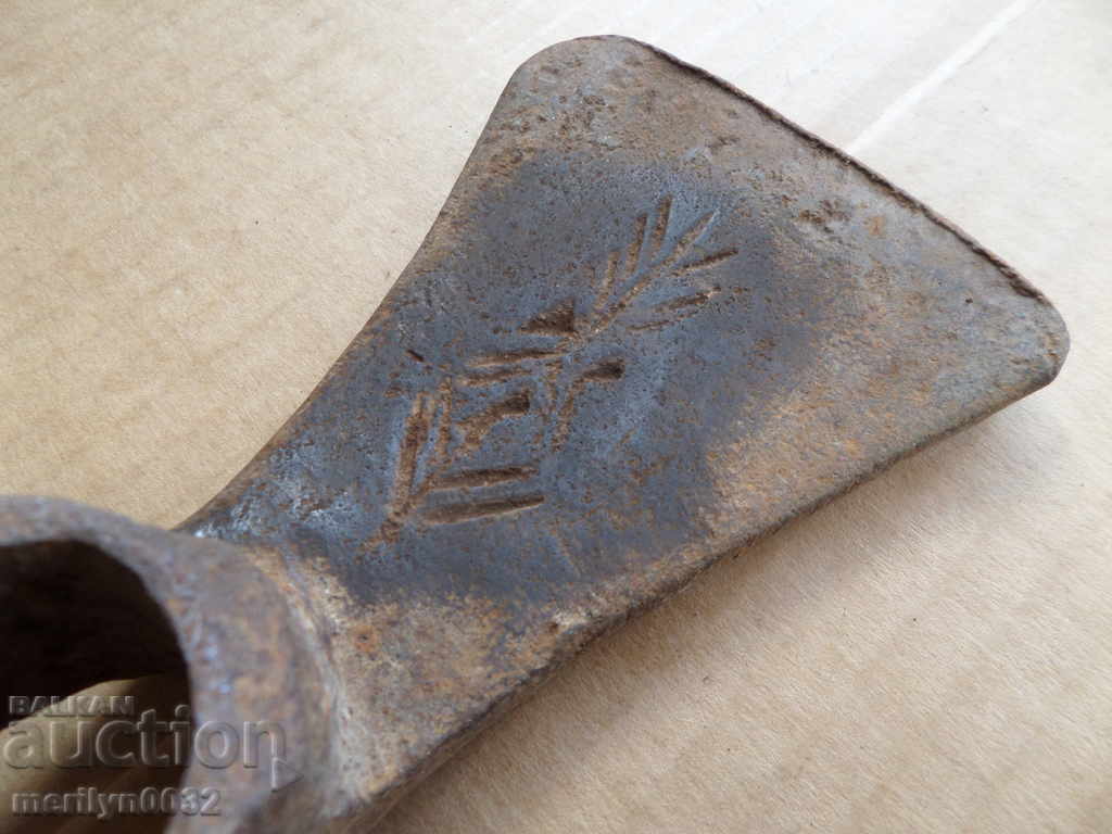 Σκαπάνη, αγροτικό εργαλείο, σφυρήλατο σίδερο, φτυάρι, γογγύλι - 7