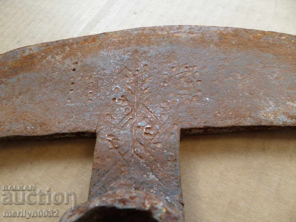 Old pick, wrought iron, appliance, tool chap - 6 Old pick, wrought iron, appliance, tool chap - 6
