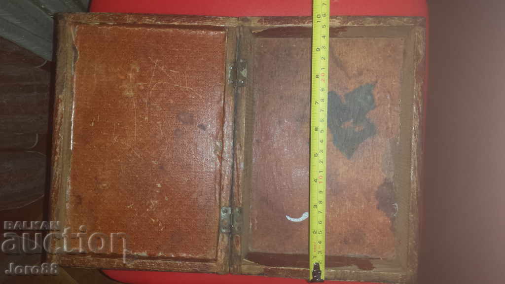 Много стара дървена кутия Интарзия - 5