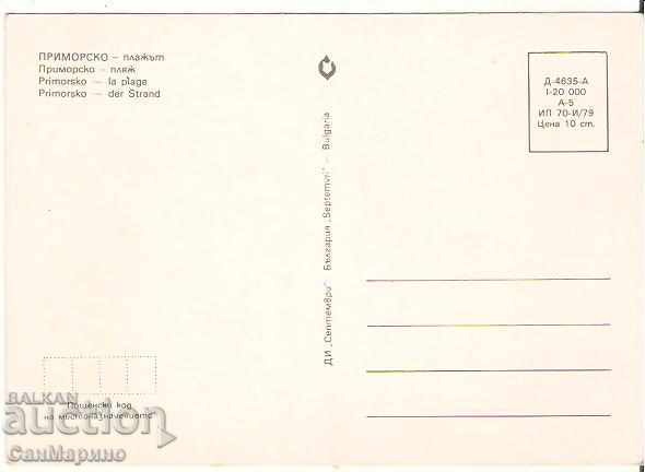 Map Bulgaria Primorsko Beach 5 * with price 0.70 BGN | € 0.36 Map Bulgaria Primorsko Beach 5 * with price 0.70 BGN | € 0.36