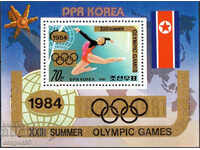 1983. Sev. Korea. Olympic Games, Los Angeles. Block. Nadp.