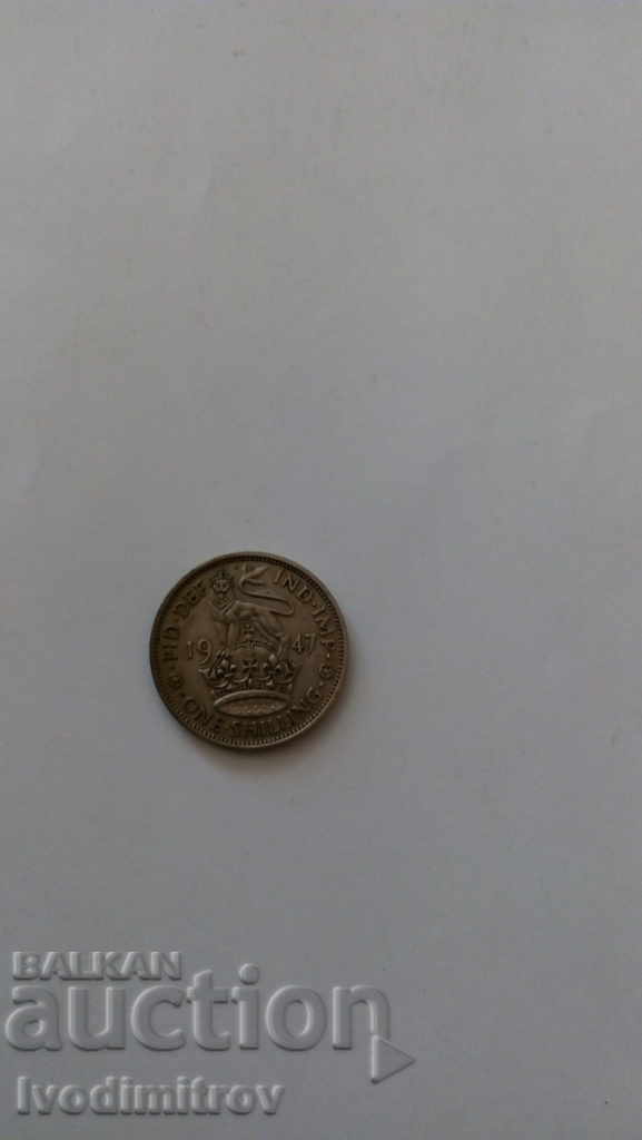 UK 1 shilling 1947
