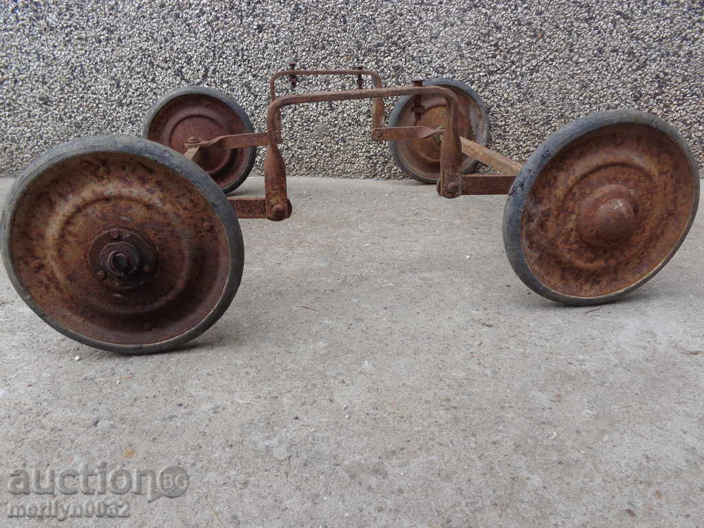 Chassis with wheels for children's wheelchairs Kingdom of Bulgaria wrought iron - 7 Chassis with wheels for children's wheelchairs Kingdom of Bulgaria wrought iron - 7
