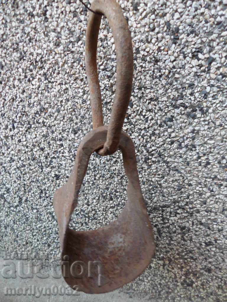 Hand forged wagon brake, wrought iron with price 43.00 BGN | € 21.99 Hand forged wagon brake, wrought iron with price 43.00 BGN | € 21.99
