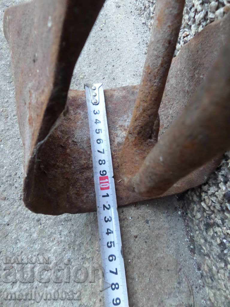 Hand forged wagon brake, wrought iron - 6 Hand forged wagon brake, wrought iron - 6