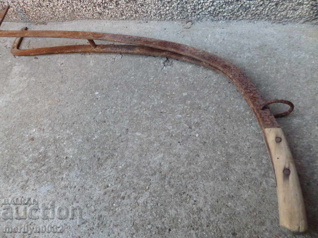 Old handle for forged plow, plow, casting BIG - 6 Old handle for forged plow, plow, casting BIG - 6