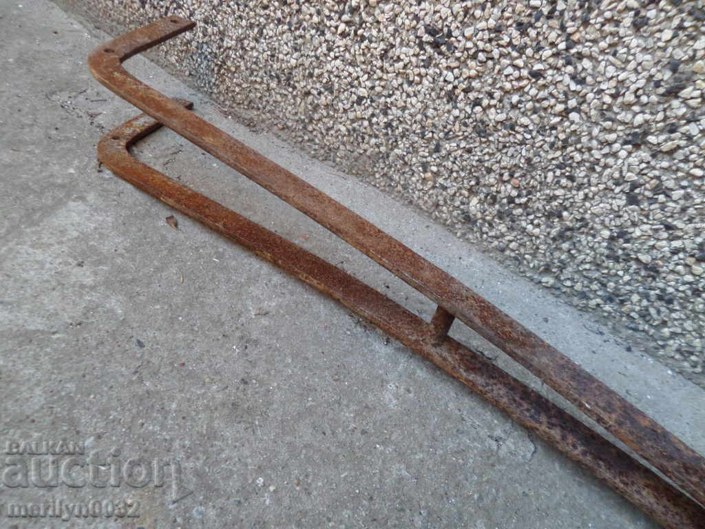 Old handle for forged plow, plow, casting BIG - 7 Old handle for forged plow, plow, casting BIG - 7