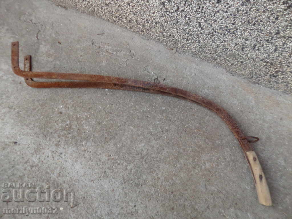 Old handle for forged plow, plow, casting BIG Old handle for forged plow, plow, casting BIG