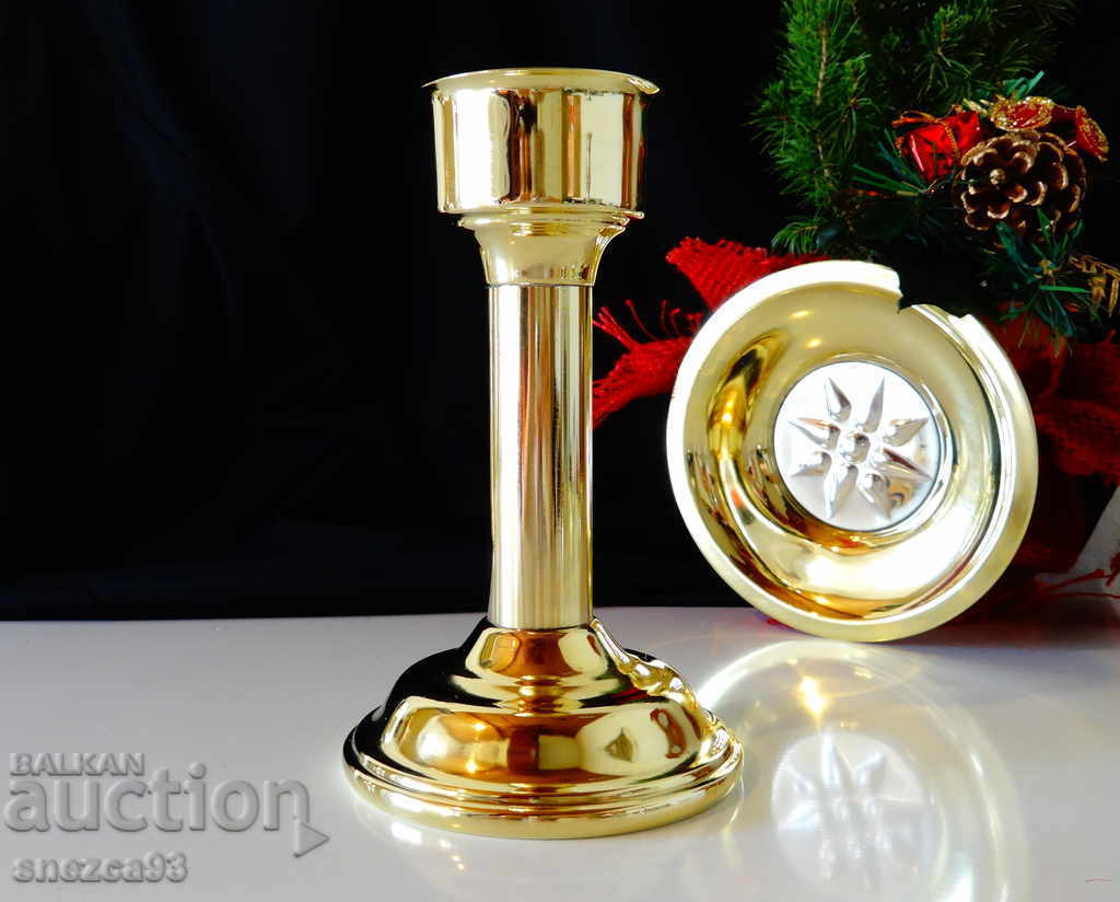Brass candlestick 250 g