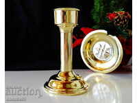 Brass candlestick 250 g.