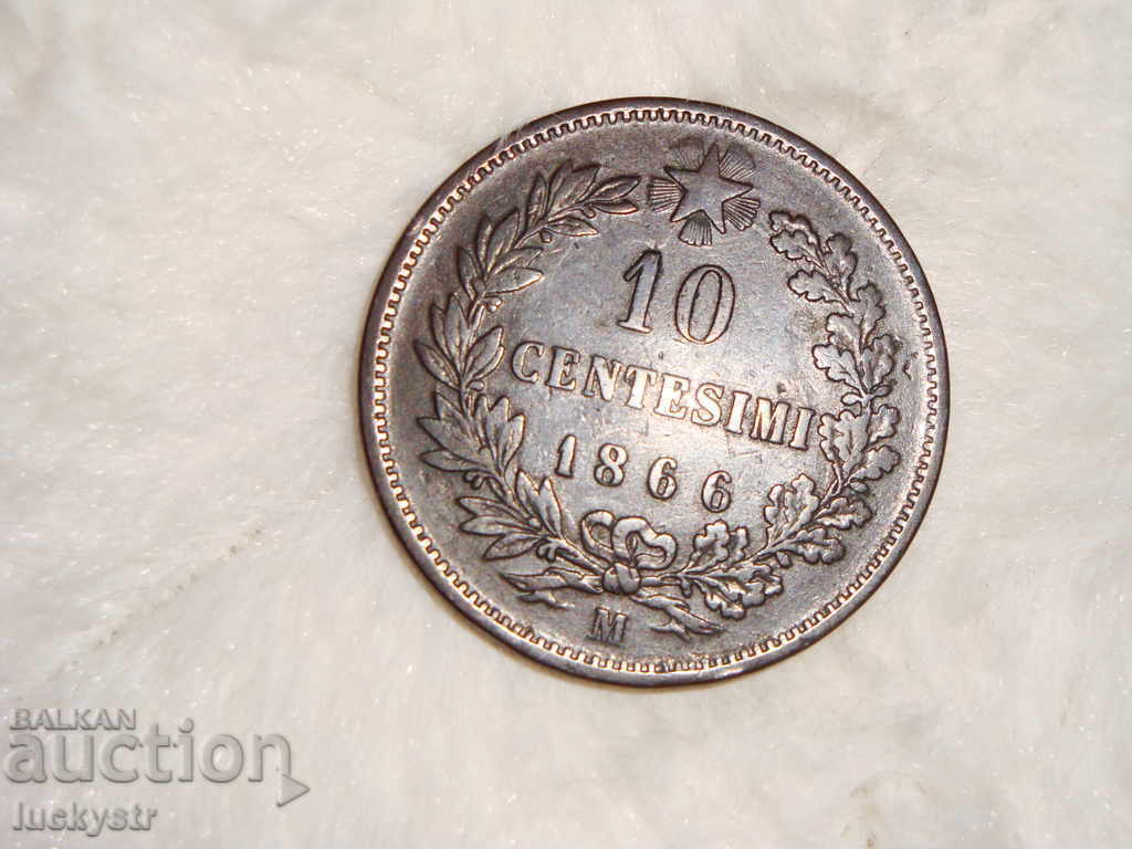 Лот монети - 10 чентесими - Италия