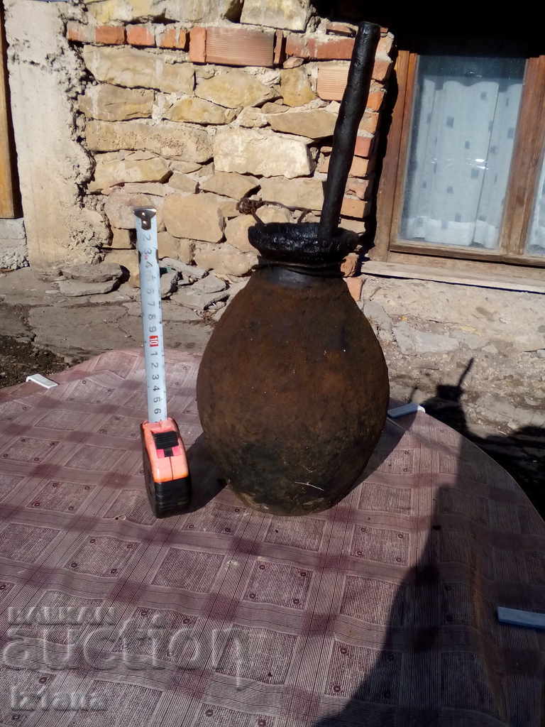 Δημοπρασία Antique δοχείο γράσου Δημοπρασία Antique δοχείο γράσου