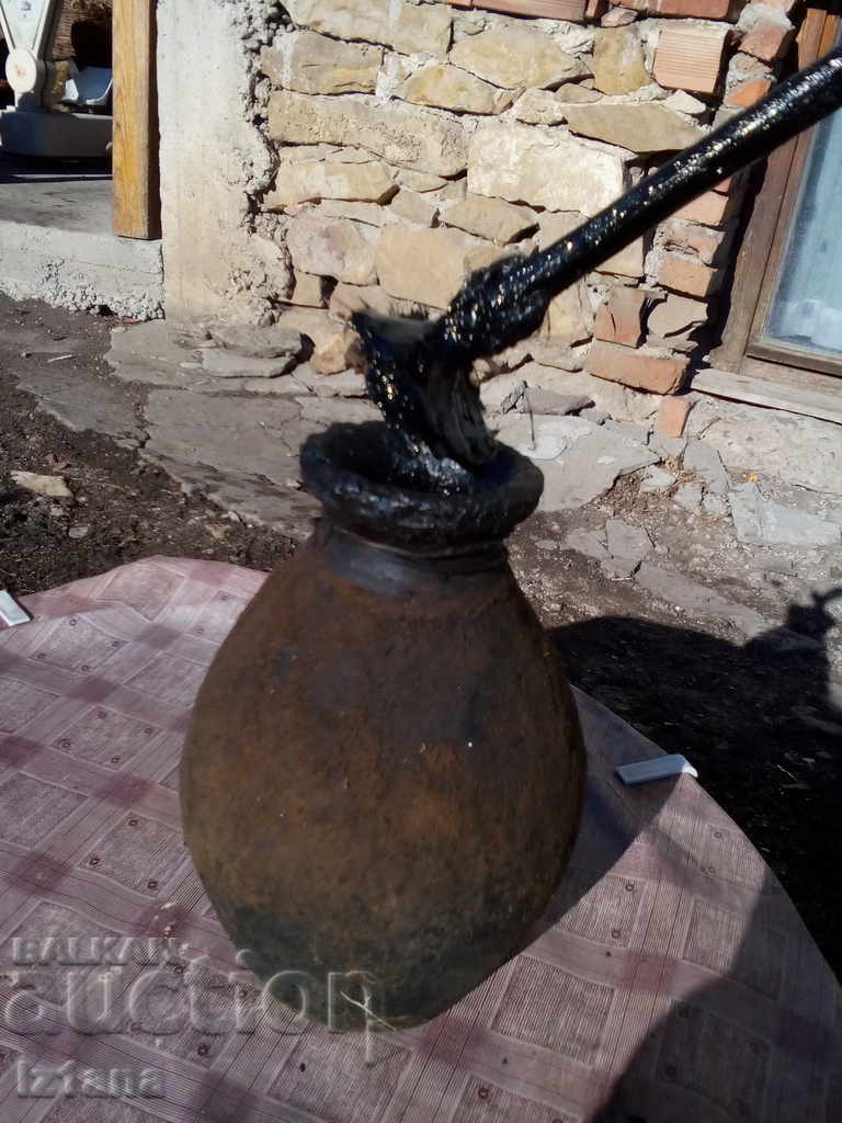 Παράδοση Antique δοχείο γράσου Παράδοση Antique δοχείο γράσου