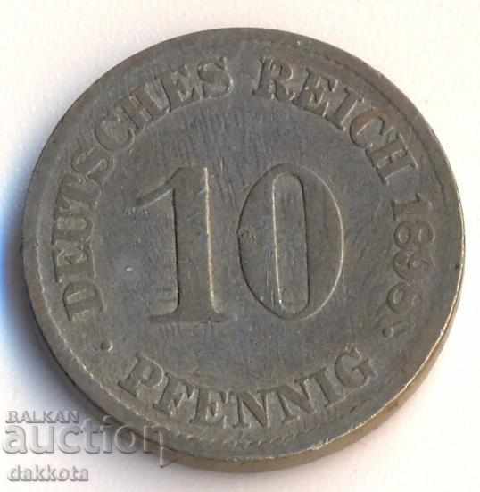Germany 10 pfennig 1898j