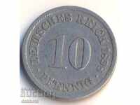 Германия 10 пфенига 1898a