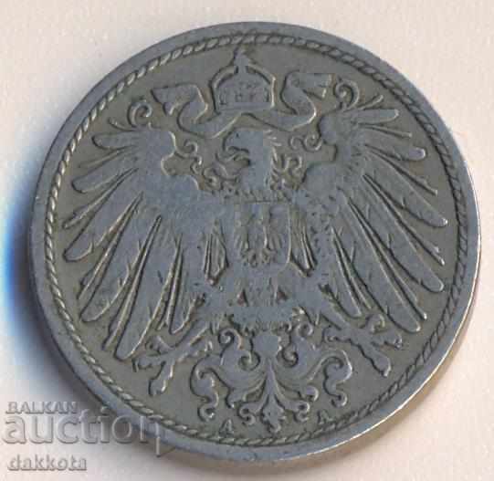 Германия 10 пфенига 1900a с цена € 3.00 | 5.87 лв.