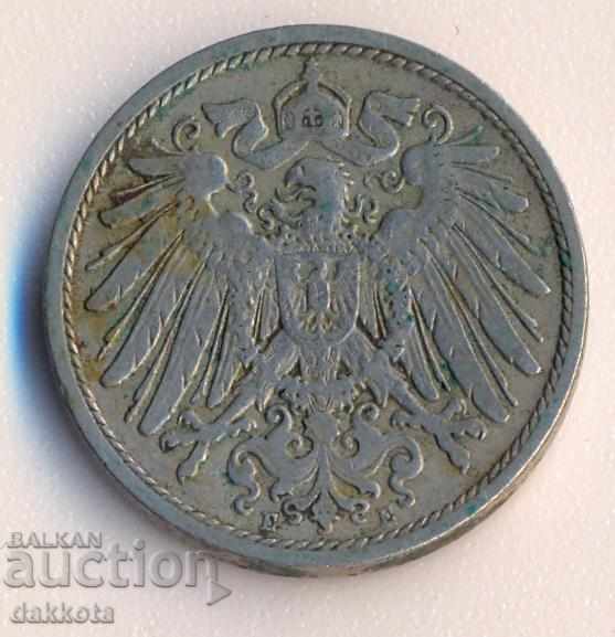 Германия 10 пфенига 1906e с цена € 2.30 | 4.50 лв.