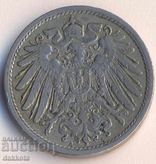 Германия 10 пфенига 1906a с цена € 1.80 | 3.52 лв.