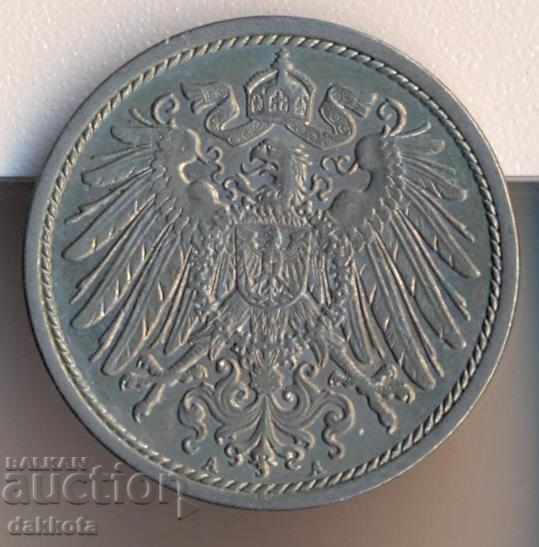 Германия 10 пфенига 1914a с цена € 3.20 | 6.26 лв.
