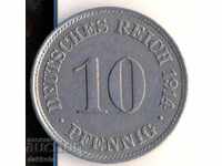 Германия 10 пфенига 1914j