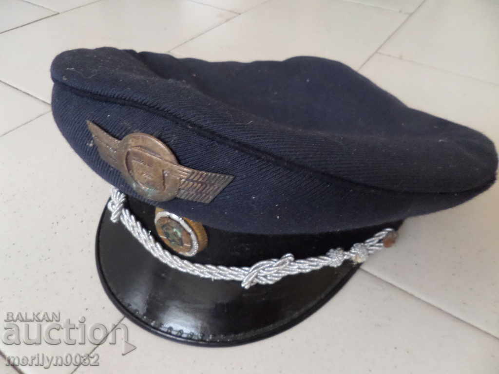 Παράδοση Παλιό καπέλο ΑΥΤΟΚΙΝΗΤΟΔΡΟΜΩΝ τραυματισμένο σοσιαλιστικό, στολή, κοκάρδα Παράδοση Παλιό καπέλο ΑΥΤΟΚΙΝΗΤΟΔΡΟΜΩΝ τραυματισμένο σοσιαλιστικό, στολή, κοκάρδα